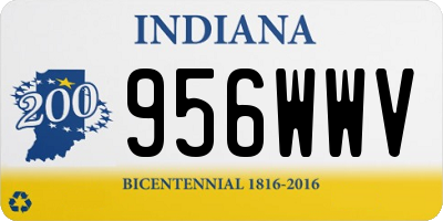 IN license plate 956WWV