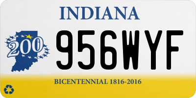 IN license plate 956WYF