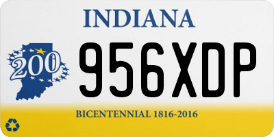 IN license plate 956XDP