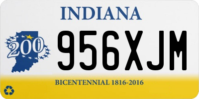 IN license plate 956XJM