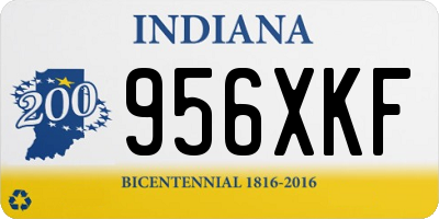 IN license plate 956XKF
