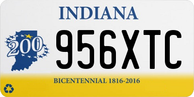 IN license plate 956XTC