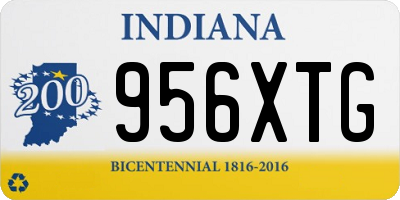 IN license plate 956XTG