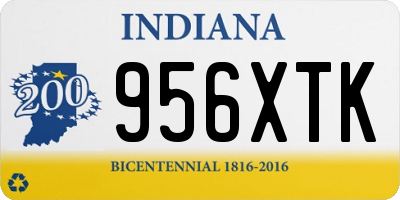 IN license plate 956XTK