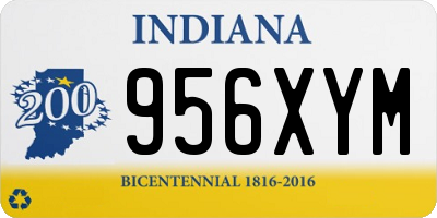IN license plate 956XYM