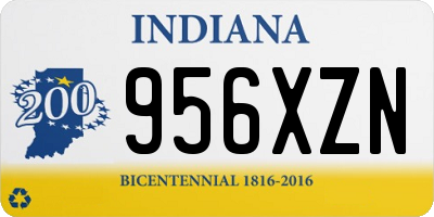 IN license plate 956XZN