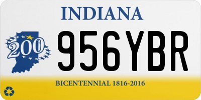 IN license plate 956YBR