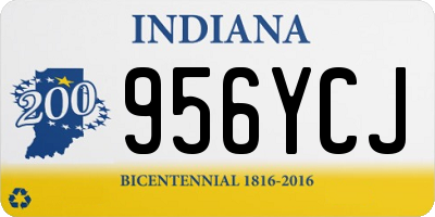IN license plate 956YCJ