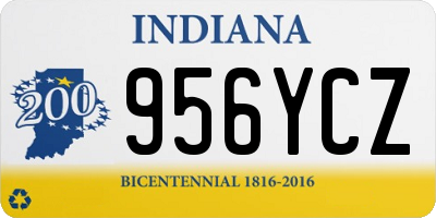 IN license plate 956YCZ