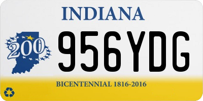 IN license plate 956YDG