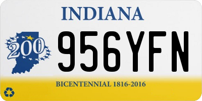 IN license plate 956YFN