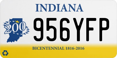 IN license plate 956YFP