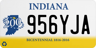 IN license plate 956YJA
