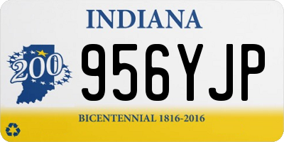 IN license plate 956YJP