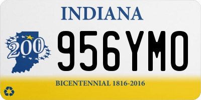 IN license plate 956YMO