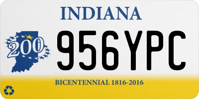 IN license plate 956YPC