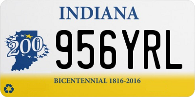 IN license plate 956YRL