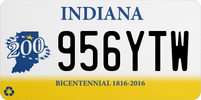IN license plate 956YTW