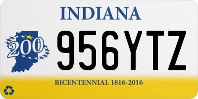 IN license plate 956YTZ
