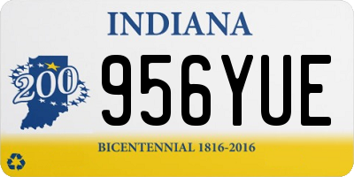 IN license plate 956YUE