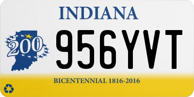 IN license plate 956YVT