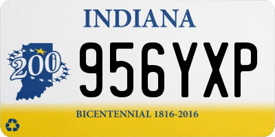 IN license plate 956YXP