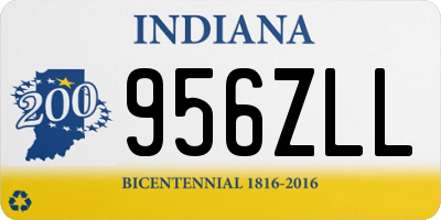 IN license plate 956ZLL
