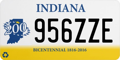 IN license plate 956ZZE