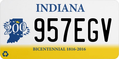 IN license plate 957EGV