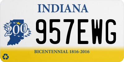 IN license plate 957EWG