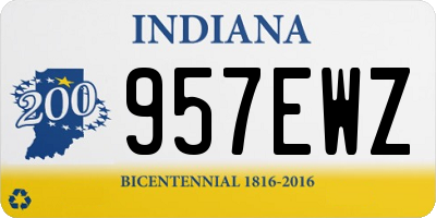IN license plate 957EWZ