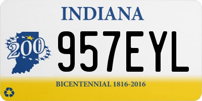 IN license plate 957EYL