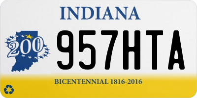 IN license plate 957HTA