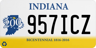IN license plate 957ICZ