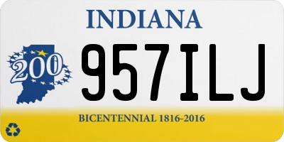 IN license plate 957ILJ
