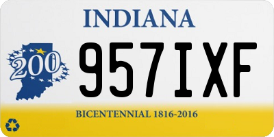IN license plate 957IXF