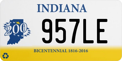 IN license plate 957LE