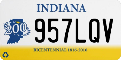 IN license plate 957LQV