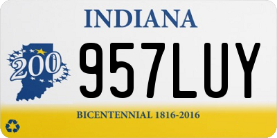 IN license plate 957LUY