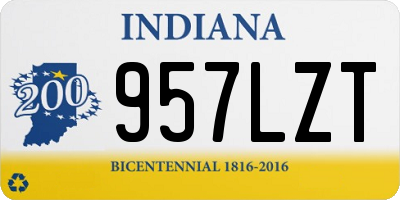 IN license plate 957LZT