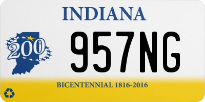 IN license plate 957NG