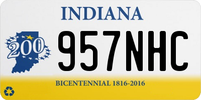 IN license plate 957NHC