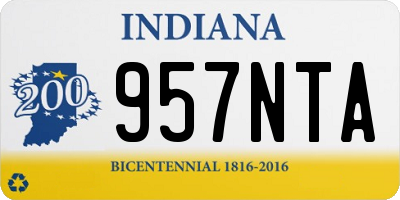 IN license plate 957NTA