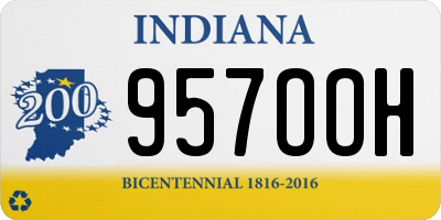IN license plate 957OOH