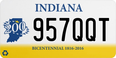 IN license plate 957QQT