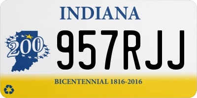 IN license plate 957RJJ