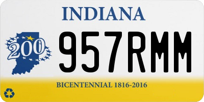 IN license plate 957RMM