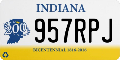 IN license plate 957RPJ