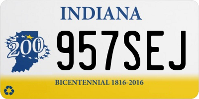 IN license plate 957SEJ