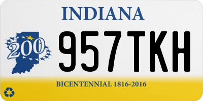 IN license plate 957TKH